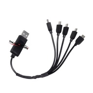 3.7V Charging Cable Drone Battery Charger with Micro USB Adapter 5in1 For 3.7V Mini Drones Fits Many