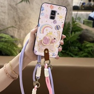 TPU protective Phone Case For Samsung Galaxy A8 2018/A530F/A5 2018 Back Cover Waterproof Durable Dia