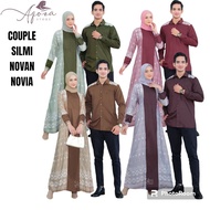 Couple Silmi Novan Novia | Gamis Silmi | Kemeja Silmi | Dress Novia | Kemeja Novan | Silmi Dress Nov