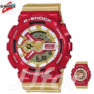 นาฬิกาข้อมือGShock Iron Man นาฬิกาข้อมือ สายเรซิ่น รุ่น GA-110CS-4A Limited Edition - Gold/Red