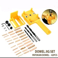 Dowel jig Alat Pelubang Penyambung Kayu Dowel Papan kayu plywood Drill Guide Dowel jig jointer