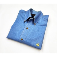 original BROOKS BROTHERS long sleeve faded blue jeans shirt
