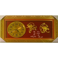 3D Embossed PAINTING clock