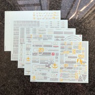 請睇info：HGUC GP03D Gundam Decal 5pcs in set GP03D高達水貼 一套5張 A5 size