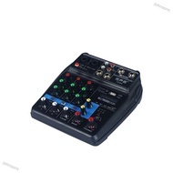 Sound Mixing Console with Bluetooth Record 4 Channels Audio Mixer Bigo Live 17Live Elelive Live Stre
