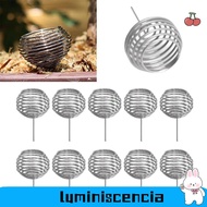 LUMINISCENCIA 10pcs Bonsai Baskets, Small Plant With Spikes Gardening Fertilization Baskets, Fertili
