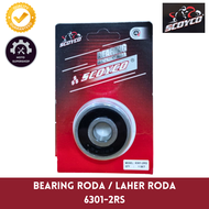 Bearing / Laher Roda Scoyco 6201 / 6202 / 6203 / 6301 / 6300 / 6201 / 6004 - (2Rs)