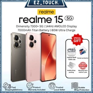 realme 15 5G | Dimensity 7300+ 5G | 7000mAh Titan Battery | 80W Ultra Charge | Original realme Malay