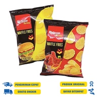 Richeese Factory Waffle Fries 54 GR - Spicy Chicken | Rich Burger