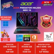Acer Predator Helios Neo 16 Core i5 13500HX RTX4050 6GB/ Ram 16GB 512SSD W11+OHS