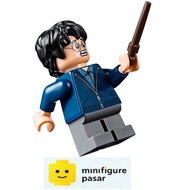 hp153 Lego 75950 75955: Hogwarts Express - Harry Potter Minifigure w wand - New