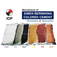 (2KG) Simen Warna / Color Cement / Coloured Cement / Brick / Paver Cement /Touchup /Flower Pot/ Floo