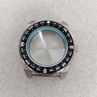 43mm Stainless Steel Watch Case Aluminum Bezel Sapphire Crystal Watch Accessories for NH35/NH36 Move