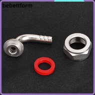 LUCKY Keg Coupler Fitting, Hex Nut Barb Connector Beer Line Connector Kit, Durable Home Brewing Acce