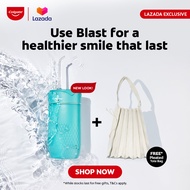 Colgate Blast Portable Water Flosser Rechargeable, Water Resistant + 1x Pleated Tote Bag