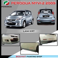 PERODUA MYVI-2 2009-2010 LANCER STYLE FULLSET SKIRTING PU GETAH BODYKIT