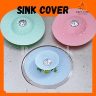 Sink Cover bathroom corner Sink Anti-blocking Floor Drain Round Silicone