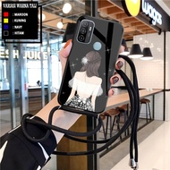 [SS] Softcase glass kaca Sling OPPO A53/A33 [M358] Princess - Softcase OPPO A33 - Kesing OPPO A53 - 