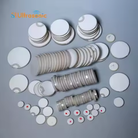 Ultrasonic Piezoelectric Ceramic Disc 28x1MHz-PZT4 Piezoelectric Disc PZT Crystals Sensor Element PZ