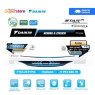 Daikin AC Inverter Star Wall Mounted Split Thailand 1 PK - FTKC25TVM4 | FTKC25 TVM4