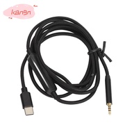 KANGN 2.5mm to Type C Cable, With Mic Lossless Noiseless 2.5mm to USB C Sound Cord, Plug and Play 4.