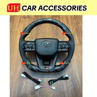 TOYOTA ALPHARD VELLFIRE ESTIMA HILUX REVO ROGUE CAMRY FORTUNER GR FORGED CARBON WHEEL STEERING