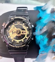 Casio GSHOCK Watch 黑金電子手錶（冇電）