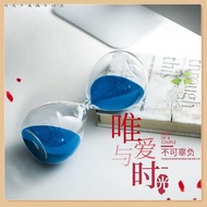Glass Bottle Hourglass Timing Hourglass Hourglass Glass 5 Minutes 15 Minutes 30 Minutes Office Decor