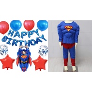 Superman kids Costume w/Muscle ,2yrs To 8yrs oLd