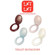 ORIGINAL Genuine Techplas Plastic Light Duty Toilet Seat &amp; Full Cover / Plastik Jamban Duduk Tandas Penutup Tandas Duduk