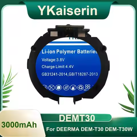 For Deerma Dem-T30 Dem-T30W 3000mAh Vacuum Cleaner Battery DEMT30 Fast Shipping