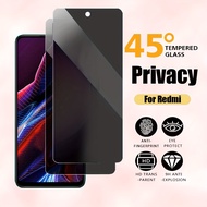 [2 Pcs] Privacy Anti-Spy Tempered Glass For Redmi 10 Note 12 11 10 10T 9 9S Pro Max 5G Full Cover Screen Protector