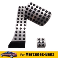 Car Accessories Brake Clutch Pedal Pad Covers For Mercedes Benz W202 W203 W204 W210 W211 W212 W220 W221 W222 C207 C E S Class AT