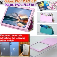 Flip Case For Dotpad PAD 1 PAD1 PLUS Dotpad PAD 2 PAD2 PLUS 10" 10.1" Silk Pattern Cover Flip Foldab