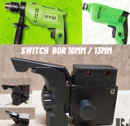 Switch Saklar Skakel Mesin Bor 10mm / 13mm Ryu Bolak Balik