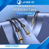 Vention 3.5mm to RCA 2 Male braided AUX Stereo Audio Cable 1M 1.5M 2M