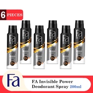 FA Invisible Power Deodorant Spray 200ml