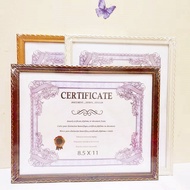 PVC 8.5*11/A4 BLACK/WHITE/GOLD CERTIFICATE FRAME /8.5*11 inches Photo frame /picture frame FFYT0999