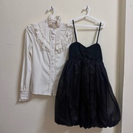 SET Shirt + Dress Black Lolita