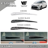 Vemart toyota estima acr50 2006-2014 car rear wiper garnish cover accessories