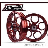 X speed mags set XR5 mio sporty mio 125 4 holes