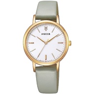 CITIZEN Wicca Watch wicca Solar waterproof warm gold white KP5-123-10 Women's mint gray