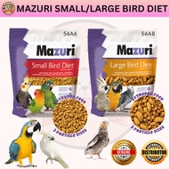 MAZURI Small Bird Diet Large Bird Bird food Parrot food Cockatiel Food Lovebirds Food Conure Parrot 