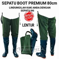 SEPATU BOOT KARET PANJANG PETANI SAWAH 80cm ANTI AIR SEPATU BOTS KARET SEPATU SAWAH ((80cm))