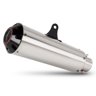 51mm Universal Motorcycle Exhaust Pipe R24 Muffler Silencer With DB Killer For MT03 ZX4R ADV150