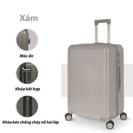VALIkéo du lịch chất liệu PC cao cấp C5514 chống trầy xước Vali du lịch size 20/24 inch