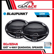 BLAUPUNKT BGx1694N 6x9" 4-Way Quadaxial Speaker 120Watts | BLAUPUNKT Car Speaker 6x9inch Tweeter Ste