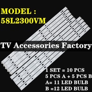 58L2300VM TOSHIAB 58" TV LED BACKLIGHT(LAMP TV) TOSHIBA 58 INCH LED TV BACKLIGHT 58L2300
