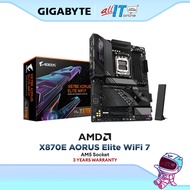 GIGABYTE X870E AORUS ELITE WIFI7 (ATX) AMD Gaming Motherboard | AMD AM5 Socket