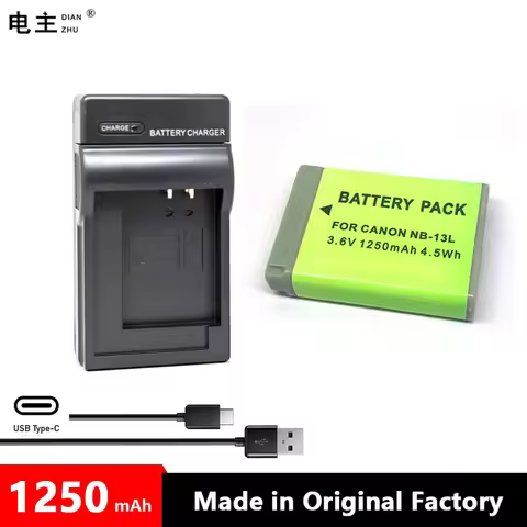 NB-13L NB13L NB 13L Battery Charger For Canon G1X3 G5X G5X2 G7X Mark II III G7X2 G7X3 G9X SX720HS SX